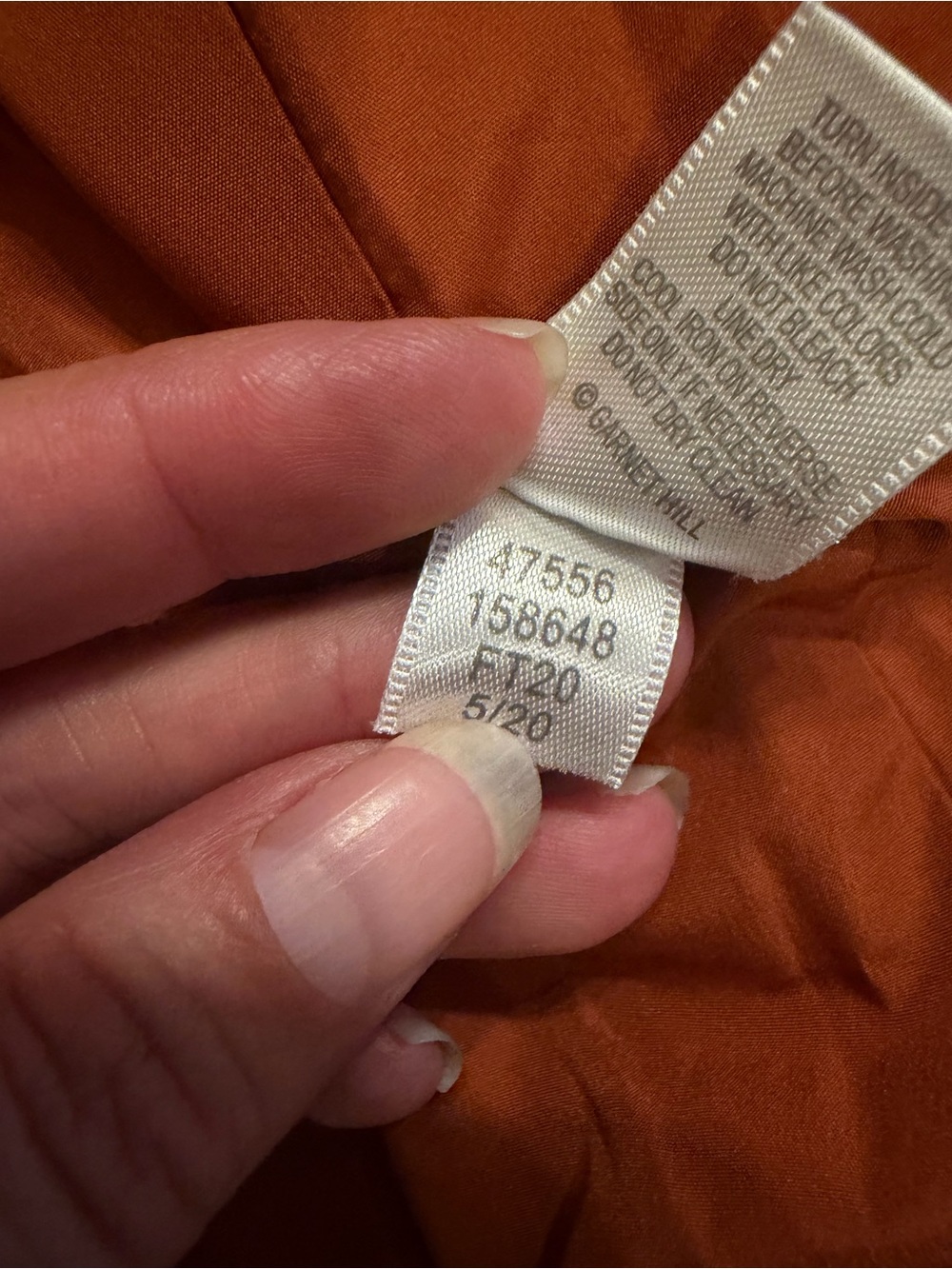Garnet Hill Size 8 Coated Cotton Quilted Car Coat Orange Pumpkin Rust Rain - Picture 7 of 9